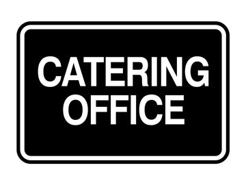 Signs ByLITA Classic Framed Catering Office Door or Wall Sign Easy Installation | Office And Shop Decor | Bars And Restaurants